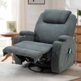 Danrelax Massage Recliner Chair Heated Rocker Recliner Living Room