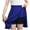 Blue, variant on EINCcm Women's Basic Versatile Stretchy Flared Pleated Mini Short Skater Skirt with Lining Shorts