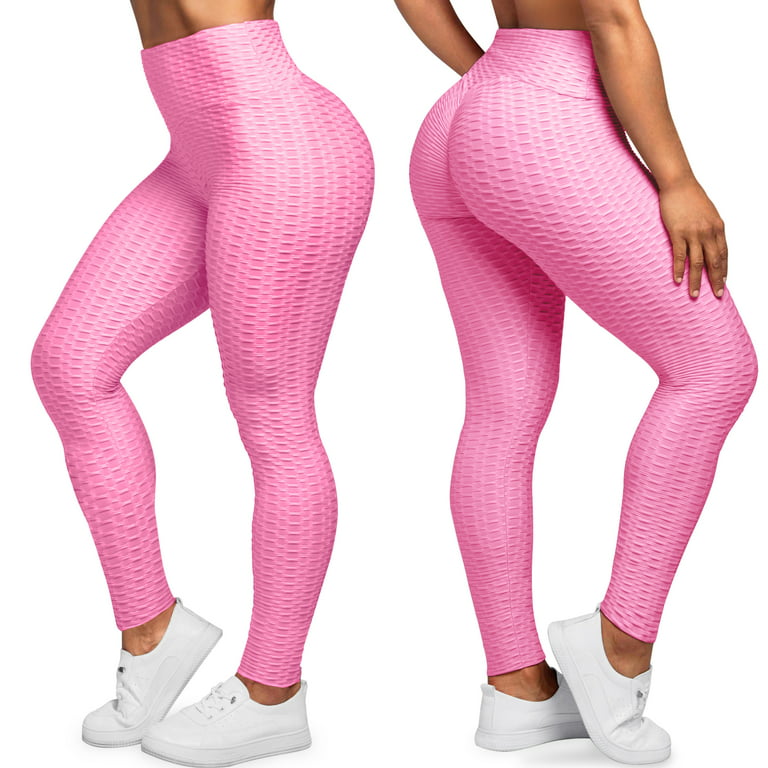 LSTGJ High Waist Push Up Seamless Sport Legging Women Yoga Pants Super  Stretchy Sport Leggings Running Pants Jogging (Color : Pink, Size : M.) :  : Clothing, Shoes & Accessories