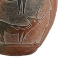 thumbnail image 4 of Siya 26 Inch Table Lamp Urn Shaped Base Deer Carvings Black Brown  - Saltoro Sherpi, 4 of 5