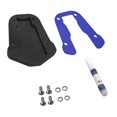 thumbnail image 2 of Almohadilla de parada de patada de motocicleta, almohadilla de placa de agrandamiento de parada de patada, accesorio de reemplazo resistente Azul, 2 of 9