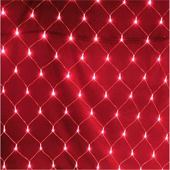 Solar Net String Lights, 3m*2m 200LED Net Lights with 8 Modes Backyard Patio Net Light for Window Wall Sweetheart Table Background Camping Beach (Green)