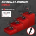 thumbnail image 5 of BAOKALER Dual Track Ab Machine, Ab Workout Equipment for Home Gym, Height Adjustable Ab Trainer Exercise Equipment, Foldable Fitness Equipment, Core & Abdominal Exercise and Strength Training, 5 of 9