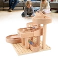 thumbnail image 1 of Wooden Marble Model Building Kit, Stable Structure Wooden Marble Assembly Model Building Kit  for Kids, 1 of 7