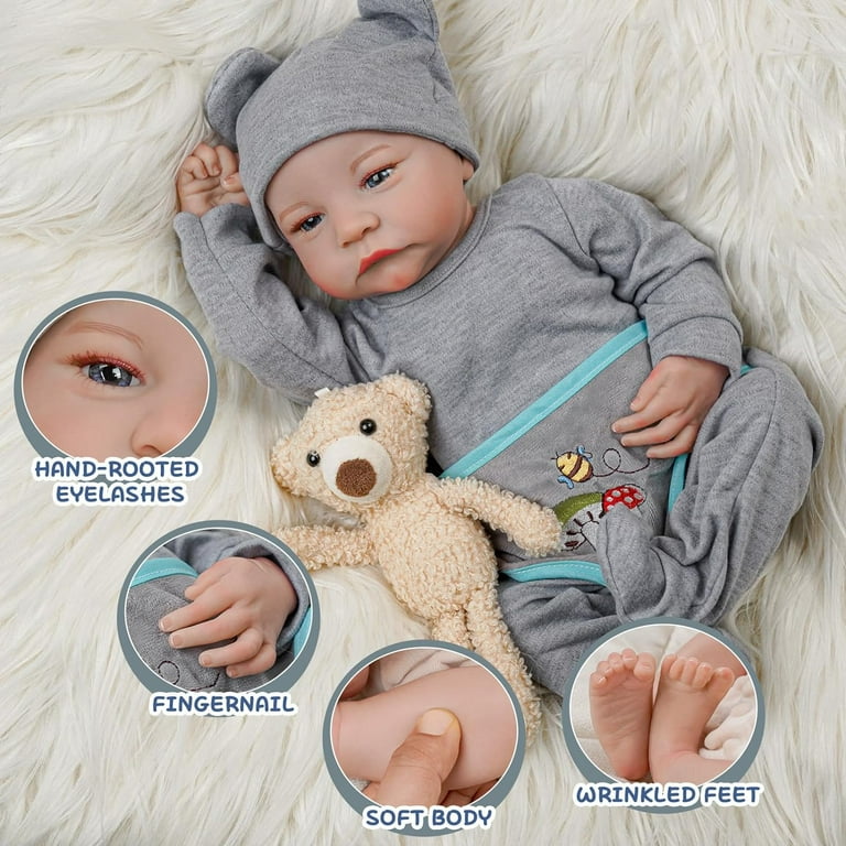 Boy reborn dolls eyes outlet open