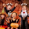 thumbnail image 6 of Vjnyvs 3 Pack LED Light Up Ghost Pumpkin Headbands Halloween Hair Hoop Accessories, 6 of 7