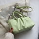 thumbnail image 4 of Nuevo bolso de mensajero de PU de moda, bolso de hombro de moda de verano para citas, bolso plisado para las axilas, 4 of 5