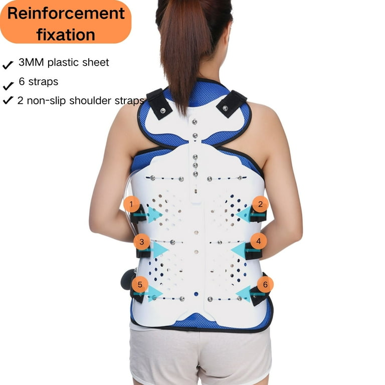 Shuyan Jiao, Thoracolumbar Spinal Orthosis, one size fit all, Blue