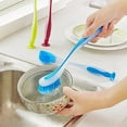 thumbnail image 6 of 3 Cleaning Brush Kitchen Utensil Suction Long Handle Colorful Dishwashing Brush Cleaning Brush Cleaning Brush Home Decor, 6 of 7