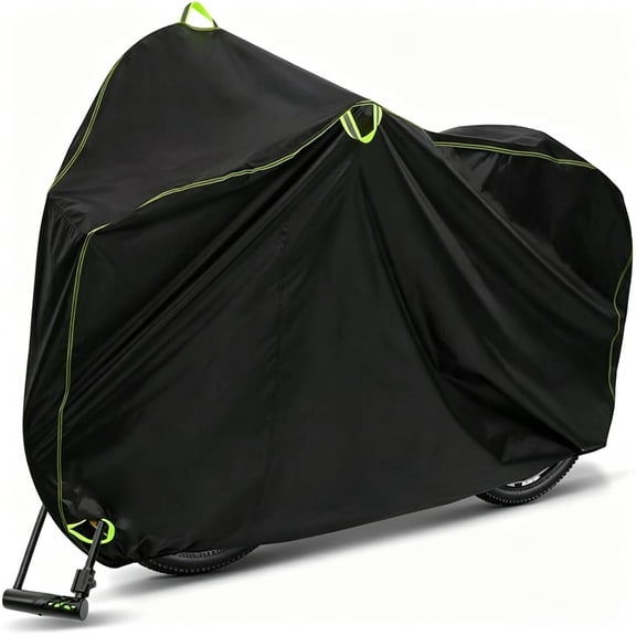 OFEFE Bike Cover Waterproof Outdoor Storage for 1 Bike - XL Size Bicycle Cover Rain Sun UV Dust Wind Proof with Storage Bag for Mountain/Road Bike/Ebike (210D Oxford Fabric)