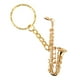 thumbnail image 2 of Llavero de Saxofón, Decretación Graciosa Lindo Latón Portátil Portátil Simulado Instrumento de Instrumentos Keychain para Trabajo de Oficina, 2 of 7
