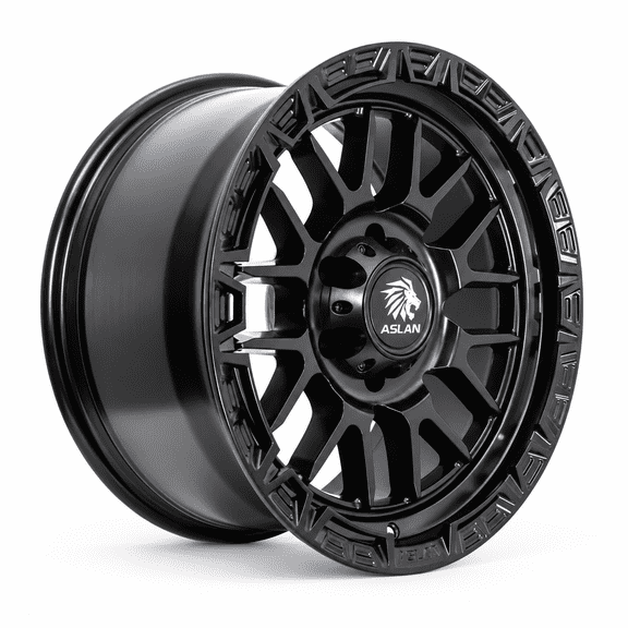 Aslan A6 18X9 6X135 0et CB 87.1 Matte Black Wheel Fits 2004-26 F-150, 2022-25 F-150 Lightning, 2003-26 Expedition/Navigator, 2005-14 Mark LT