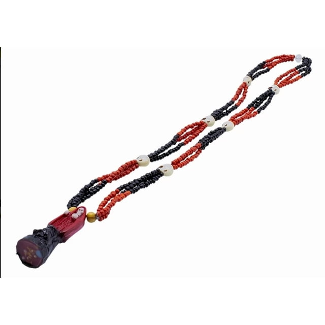 Rosario Collar Santa Muerte Reversible