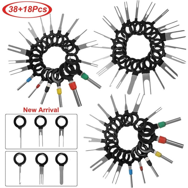 Terminal Removal Tool Kit for Car, Auto Electrical Wiring Crimp