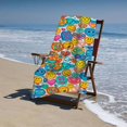 thumbnail image 4 of Retro Funny Quote Printed Microfiber Sand Free Pool Towel Lightweight Oversized Quick Dry Absorbent Compact Travel Must Have for The Swimming, Yoga, Camping, Summer Cruise S, 4 of 8