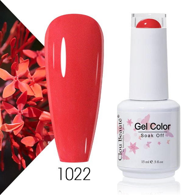 Clou Beaute-esmalte de uñas de Gel sólido, 15ml, blanco lechoso, Color verde neón, barniz de Gel para remojar, esmalte de uñas semipermanente