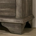 thumbnail image 3 of Furniture of America Gafin Transitional Solid Wood 2-Drawer Nightstand in Gray, 3 of 3