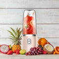 thumbnail image 3 of Personal For Shakes & 400ml – 2 To Go Portable Cups & Lids Juicer Cold Extractor Pancake with Removable Plates Steel Juicer Juice No Pulp Juicer One Choice Vegetable Mixer Juicer, 3 of 3