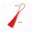 thumbnail image 5 of 10-30Pcs 80mm Bookmark Tassels Fringe Brush For DIY Key Chain Earring Hooks Pendant Jewelry Making Sewing Curtains Accessories, 5 of 7