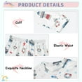 thumbnail image 4 of joogoo Starfish Sailboat 2 Piece Long Sleeve Tee and Pants Cotton Pajama Set 6Y, 4 of 7