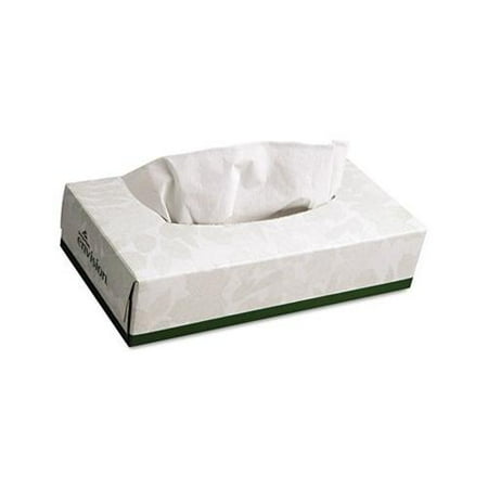 Envision Acclaim 474-10 2 Ply White Facial Tissue GPC47410