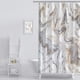 thumbnail image 2 of Cortina de ducha de baño Patrón abstracto Decoraciones de tela Juegos de decoración de baño con ganchos JAMW Sencillez, 2 of 5