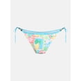 thumbnail image 5 of No Boundaries Low Waist Side Tie Bikini Bottoms, Women's XXS-XXL, 5 of 5