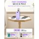 thumbnail image 4 of Power bank portátil de 20000 mAh, 22,5 W, USB-C, morado, 4 of 8