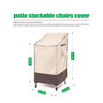 thumbnail image 7 of F&J Outdoors Premium Waterproof Outdoor Patio Chair Cover - 27"W x 34"D x 41"H, 7 of 7