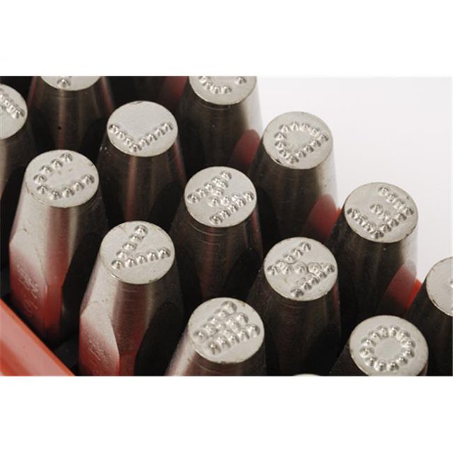 0.25 in. Low Stress Dot Faced Premium Hand Stamp Letter Set