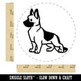 thumbnail image 2 of German Shepherd Standing Dog Rubber Stamp for Scrapbooking Crafting Stamping - Large 1-1/4 Inch, 2 of 7