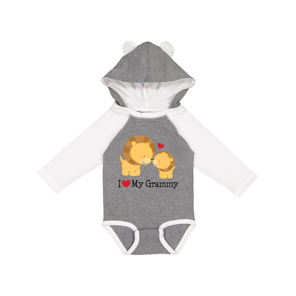 Inktastic I Love My Grammy Boys or Girls Long Sleeve Baby Bodysuit