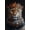Gold, variant on Mudket Leopard with Orange Flower Crown & Scarf Canvas Wall Art, Warm Autumn Boho Wall Prints Waterproof Canvas for Living Room Bedroom Home Decor , Framed Ready to Hang - 12"L x 8"W
