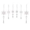 YFTDEF Acrylic Christmas Snowflake Decorations 6PCS Hanging Ornaments Winter Holiday Decor Indoor Outdoor Display Festive Tree Pendants for Seasonal Celebrations YFTDEF Acrylic Christmas Snowflake Decorations 6PCS Hanging Ornaments Winter Holiday Decor Indoor Outdoor Display Festive Tree Pendants for Seasonal Celebrations