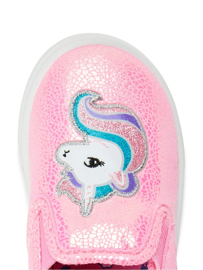 Wonder Nation Unicorn Casual Twin Gore Sneaker (Toddler