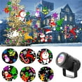 thumbnail image 1 of HLONK Christmas Projector Light Indoor Outdoor  16 Christmas Pattern 360° Rotation Projection  High Bright LED Projector Lamp for Xmas Holiday Party Garden Patio Decoration, 1 of 11