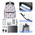 thumbnail image 4 of Disketp American Gnomes Mochila Ligera Clásica con Múltiples Bolsillos, Mochila Casual para Hombre y Mujer, Ideal para Escuela, Trabajo y Viajes, 4 of 6