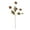 Gray, variant on 5-Head Plastic Dandelion Stems Silk-Like Fake Flowers for Outdoor Garden Porch Decor All-Season Faux Floral Arrangements