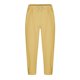 thumbnail image 3 of Pantalones largos para hombre, color liso, holgados, informales, con bolsillo, de lino, cintura elástica y cordón ajustable, de poliéster., 3 of 5