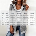 thumbnail image 4 of Ihhxva Plus Size Women's Hooded Quilted Jacket, Snap Front Mid-Length Coat with Detachable Hood and Pockets, Long Sleeve Casual Outerwear S - 3XL, 4 of 8