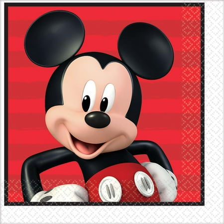 Mickey On The Go Lunch Napkins (16 Count)