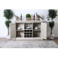 thumbnail image 3 of Furniture of America Roslyn Multi-Storage Buffet Server, Antique White, 3 of 6