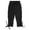 R184-Black, variant on Boys Ankle-Length Pirate Pants Vintage Lace Up Tapered Trousers Solid Color Cropped Pants Party Casual Harem Pant Trendy Casual Slacks