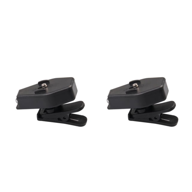 Yuarrent La lámpara de noche LED con clip negro ilumina la lectura con facilidad Luces LED para libros Clip en gafas negras Negro 2Conjunto