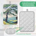 thumbnail image 6 of Yayeee Pot Holders Kitchen Heat Resistant with Pocket 7"x9.8" Cotton Oven Cooking Hot Pads, Mounatin at Dawn, 6 of 7