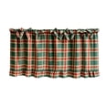 thumbnail image 2 of Heat Resistant Oven Skirt Curtain, 30x21in Polyester Stove Cover with Ribbon Ties and Ruffled Trim, Handmade Appliance Curtain for Farmhouse Kitchen Decor, 2 of 5