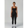 thumbnail image 5 of PISONIC Women's Yoga Outfits 2 Piece High Waisted Leggings with Sports Bra Gym Clothes Sets, 5 of 7