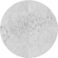 thumbnail image 1 of Ahgly Company Indoor Round Patterned Gray Cloud Gray Area Rugs, 4' Round, 1 of 6