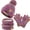 Multicolor, variant on REDESS Unisex Kids Winter Beanie Hat, Gloves and Scarf Set, Acrylic, Purple, 3-9 Years