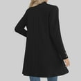 thumbnail image 5 of UYISJ Women's Lightweight Cardigan Sweater Casual Long Sleeve Knit Cardigan Open Front Outerwear Jacket with Pockets XL, 5 of 7